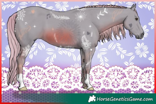 Horse Color:Watercolor Chestnut 