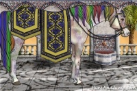 Horse Color:Painted Nacre Brown Ice Onyx