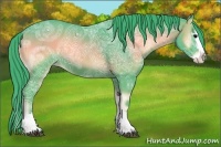 Horse Color:Watercolor Blue Onyx Ice Splash 