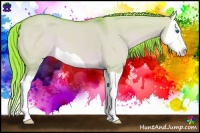 Horse Color:Watercolor Liver Red Dun Splash 