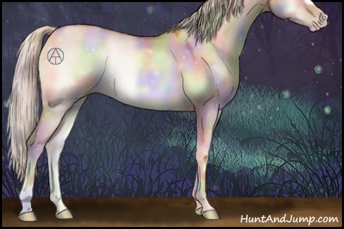 Horse Color:Nacre Silver Sable Champagne Onyx 