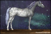 Horse Color:Painted Silver Black Chinchilla Ice 