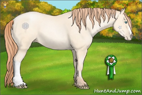 Horse Color:Amber Cream Champagne Pearl 