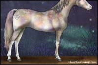 Horse Color:Nacre Silver Brown Ice Onyx