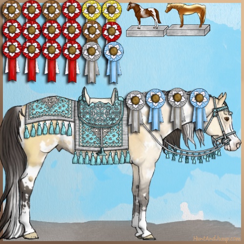 Horse Color:White Spotted Buckskin Dun Sabino 