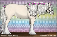 Horse Color:Cremello Splash and Cremello Splash