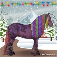 Horse Color:Painted Watercolor Chestnut Ice Rabicano 
