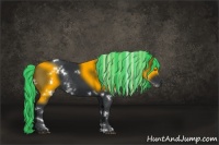 Horse Color:Painted White Spotted Silver Black Chinchilla Sabino Rabicano