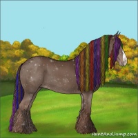 Horse Color:Painted Liver Chestnut