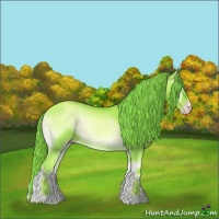 Horse Color:Watercolor Gold Champagne Onyx 