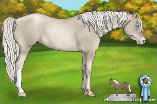Horse Color:Chocolate Palomino Pearl 