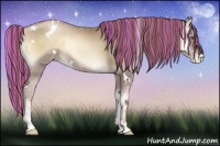 Horse Color:Painted White Spotted Smoky Blue Onyx Pearl 