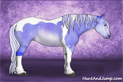Horse Color:Watercolor Silver Brown Chinchilla Dun Sabino Tobiano
