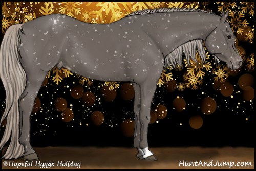 Horse Color:Silver Black Snowflake Varnish