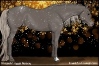 Horse Color:Silver Black Snowflake Varnish