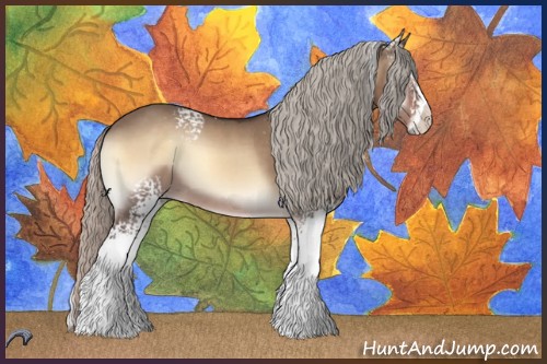 Horse Color:White Spotted Silver Brown Onyx 
