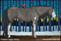 Horse Color:Grullo Sabino Brindle 