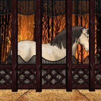 Horse Color:Sable Cream Champagne Ice Sabino 