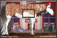 Horse Color:White Spotted Bay Splash  and Bay Splash 