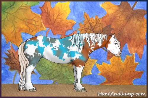 Horse Color:White Spotted Silver Bay Splash 