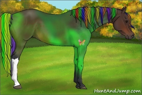 Horse Color:Painted Brown 