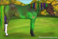 Horse Color:Painted Brown 