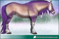 Horse Color:Watercolor Liver Red Onyx Sabino 