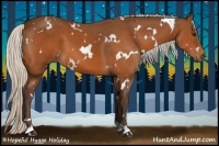 Horse Color:White Spotted Silver Brown