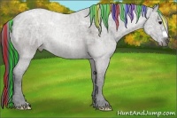 Horse Color:Painted Grullo Ice 