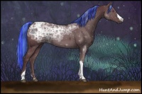 Horse Color:Painted Chocolate Silver Black Chinchilla Ice 