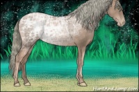 Horse Color:Liver Chestnut Ice Pearl Mushroom 