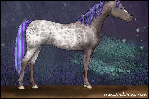 Horse Color:Painted Chocolate Silver Black Chinchilla Ice 