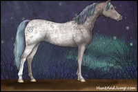 Horse Color:Painted Chocolate Silver Black Chinchilla Ice 