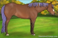 Horse Color:Painted Chocolate Silver Bay Ice 