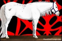 Horse Color:White Spotted Silver Brown Ice Varnish 
