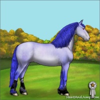 Horse Color:Watercolor Brown Chinchilla Pearl 