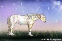 Horse Color:White Spotted Silver Grullo Ice 