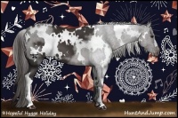 Horse Color:White Spotted Smoky Black Appaloosa