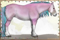 Horse Color:Painted Watercolor Brown Onyx Tobiano 