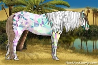 Horse Color:Black Pearl Sabino Tobiano