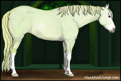 Horse Color:Gray Watercolor Palomino Dun Splash 