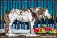 Horse Color:White Spotted Liver Chestnut Sabino