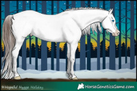 Horse Color:White Spotted Brown Dun Sabino Splash Appaloosa Brindle 