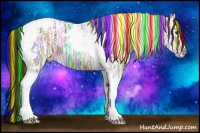 Horse Color:Painted Liver Chestnut Ice Tobiano 