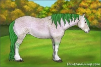 Horse Color:Watercolor Bay Ice Onyx Sabino