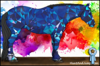 Horse Color:Black  and Black 