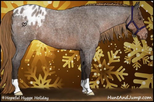Horse Color:Liver Red Roan Varnish