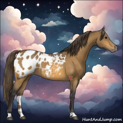 Horse Color:Buckskin Blanket 