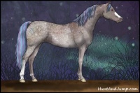 Horse Color:Painted Chocolate Silver Black Chinchilla Ice 