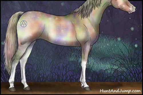 Horse Color:Nacre Silver Brown Onyx